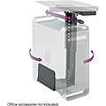 Safco Swivel-Mount Under Desk CPU Holder