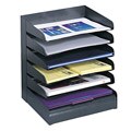 Safco Steel Black 6-tier Desk Tray
