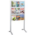 Safco Luxe 9-pocket Magazine Floor Rack