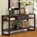 Hilda Blaine Espresso Sofa Table