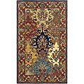 Handmade Heritage Heirloom Multicolor Wool Rug (4' x 6')