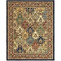 Handmade Heritage Heirloom Multicolor Wool Rug (7'6 x 9'6)