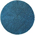 Hand-woven Blue Chenille Shag Rug (5' Round)