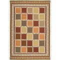 Public sales and info about kilim rug Hand-woven Wool Dakota Rug (7'6 x 9'6)