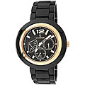 Le Chateau Men's 'La Serenada' Black Ceramic Watch