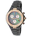 Le Chateau Women's Goldtone 'Condezza' Ceramic Watch