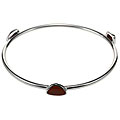 Jasper Silver Bangle Bracelet (Thailand)