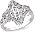 10k White Gold 1/3ct TDW Diamond Fashion Ring (H-I, I2-I3)