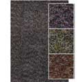 Hand-woven Chrome Shag Rug (7'9 Round)