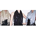 Symphony Designs Metallic Pashmina Shawls (Set of 3)