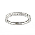 14k White Gold 1ct TDW Diamond Eternity Band (H-I, I2)