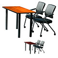 Boss 48-inch Training Table and Chair Set