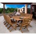 Toulouse 11-piece Teak Dining Set