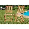 Terra Teak Dining Side Chairs (Set of 2)