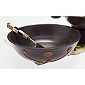 Round Mango and Copper Bowl (India)