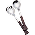 Set of 2 Burnished Wire Serving Utensils (India)