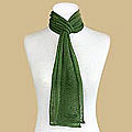 'Winter Forest' Genuine Alpaca Wool Scarf (Peru)