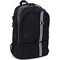 DadGear Backpack Black Retro Stripe Diaper Bag