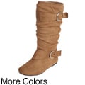 Glaze by Adi Women's Faux Suede Slouchy Boot