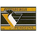 NHL Pittsburgh Penguins Black/ Vegas Gold/ White Rug (2'6 x 4')