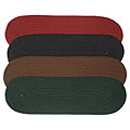 Convenient tips on carpets rugs Auction Braided Non-skid Solid Stair-tread Rugs (Set of 4)