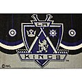 NHL Los Angeles Kings Black/ Purple Rug (1'6 x 2'4)