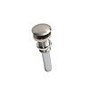 Baden Bath Brushed Nickel Vessel Sink Pop-up Drain