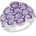 Sterling Silver Amethyst Fashion Ring