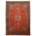 Unprejudiced review on Persian HandKnotted rug Hand-knotted Sarouk Rust Persian Wool Rug (9'11 x 13'7)