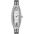 Christian Bernard Women's Oval Stainless Steel Cubic Zirconia Watch