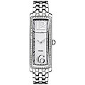 Christian Bernard Women's Rectangular White Dial Stainless Steel Watch