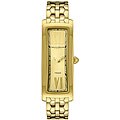 Christian Bernard Women's Rectangular Goldtone Stainless Steel Watch
