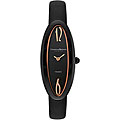 Christian Bernard Women's Black Satin Tech Strap Watch