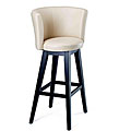 Bleecker Leather Swivel Bar Stool