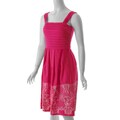 Sangria Women's Embroidered Tank Dress