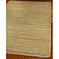 Hand-knotted All-Natural Sunrise Beige Hemp Rug (9' x 12')