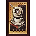 Michael L. Kungl 'Americana Deco Coffee' Framed Canvas Art