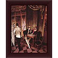 Juarez Machado 'Cafe Florian' Framed Canvas Art