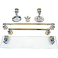 Moen Decorator Chrome Polished Brass 6-piece Bath Accessory Set