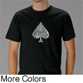 Los Angeles Pop Art Men's Spade Poker T-shirt