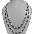 Dark Multi-colored Freshwater Pearl 48-inch Strand (6.5-7 mm)
