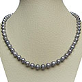 DaVonna Grey Freshwater Pearl 18-inch Strand (7.5-8 mm)