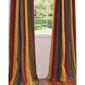Signature Stripe Faux Silk Taffeta 50x96-inch Curtain Panel