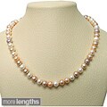 Multi-colored Pink Freshwater Pearl 18-inch Strand (8-9 mm)