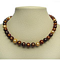 Multi-colored Chocolate Freshwater Pearl 16-inch Strand (9-10 mm)
