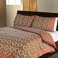 Antique Pattern Cotton Queen-size 3-piece Duvet Cover Set (India)