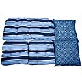 Outdoor 5-piece Blue Cushion Set