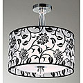 Floral 3-light 2-shade Chandelier