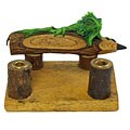 Iguana Carving Pen and Business Card Holder (Thailand)
