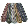 Set of 4 Reversible Jefferson Braided Stair Tread Rugs (9 in. x 29 in.)